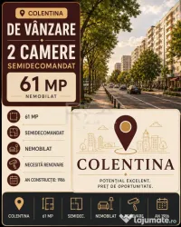 2 camere Colentina, et. 2, an 1986, 61 mp