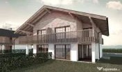 La poalele Bucegilor, ultimul chalet din proiectul Alpini... 