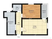 Apartament cu 2 camere decomandate si balcon in Sibiu zona R