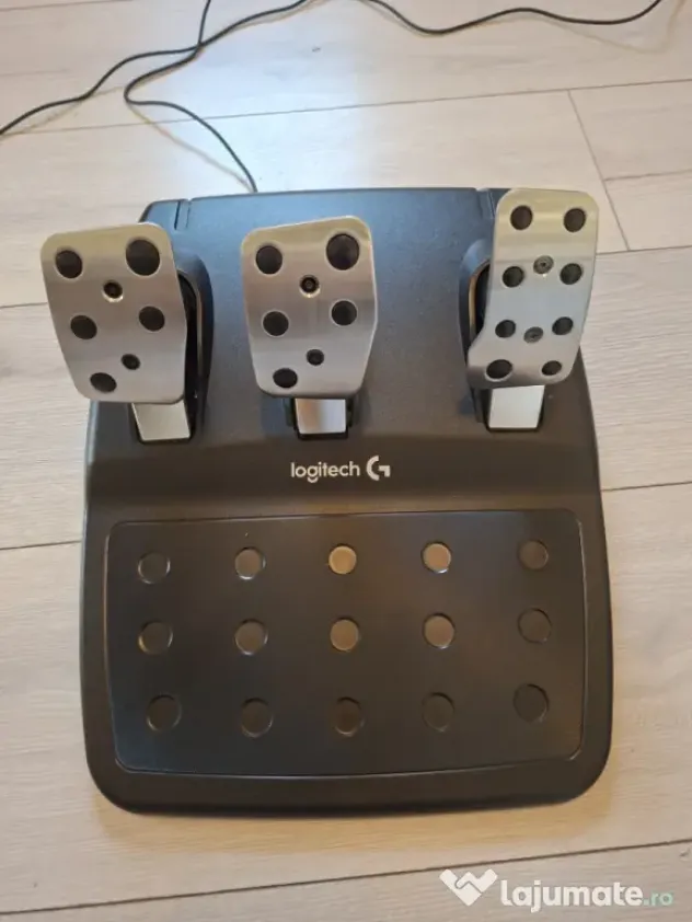 Pachet Logitech G29 (Volan + Pedale) + Suport/Stand Metalic Huzaro – Ca nou
