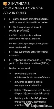 Pachet Logitech G29 (Volan + Pedale) + Suport/Stand Metalic Huzaro – Ca nou