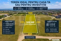 Oportunitate - Teren intravilan, PUZ in Lucru, 500 mp, Dezmi