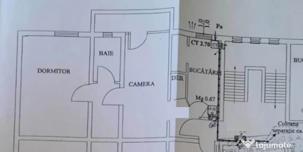 NORD | Bloc beton |ETAJ 1|Balcon 7ml | Posibilitate central?
