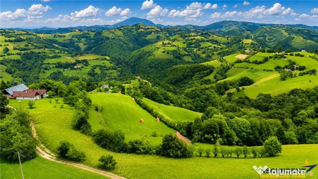 FILM! Cu view panoramic la 360 grade, teren 10.335 mp, Poian