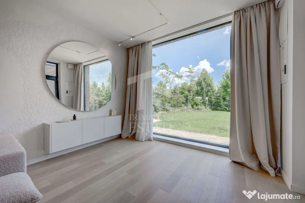 Duplex mobilat utilat,gradina, Tunari parc