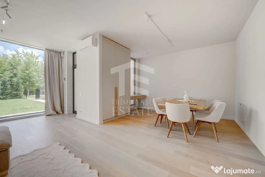 Duplex mobilat utilat,gradina, Tunari parc