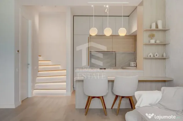 Duplex mobilat utilat,gradina, Tunari parc
