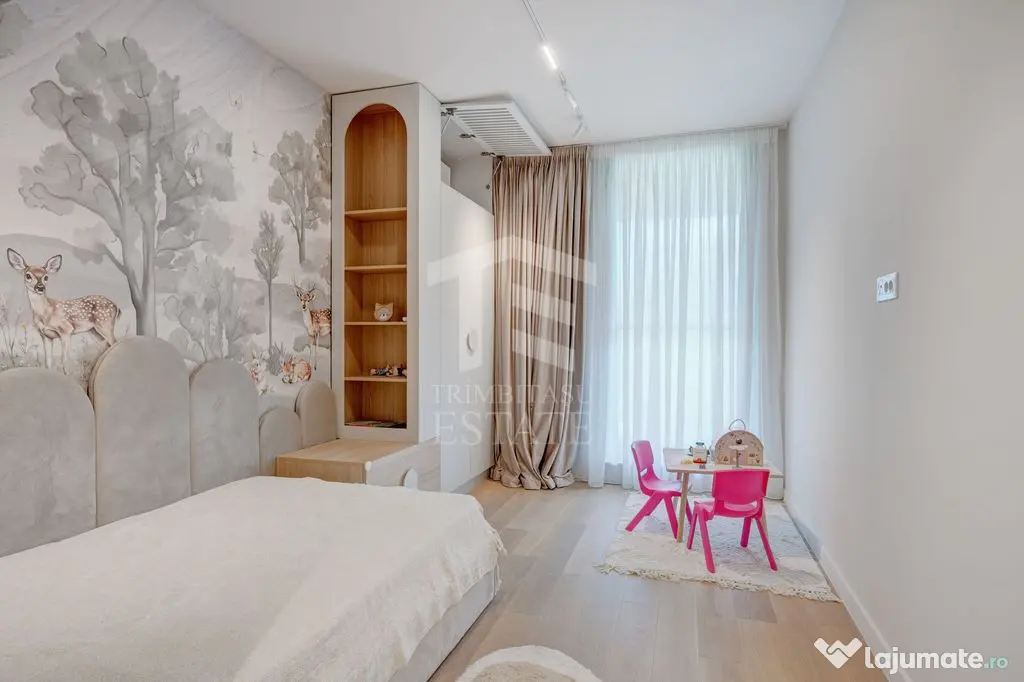 Duplex mobilat utilat,gradina, Tunari parc