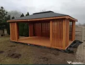 Foișor gradina, pergola, terasa lemn masiv, urgen 