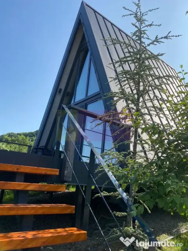 Cabane A frame + Teren 6000 mp | Proprietate deosebita, NOU