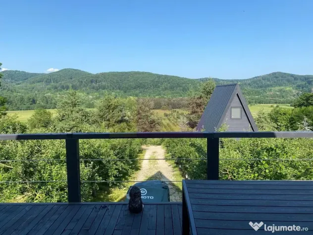 Cabane A frame + Teren 6000 mp | Proprietate deosebita, NOU