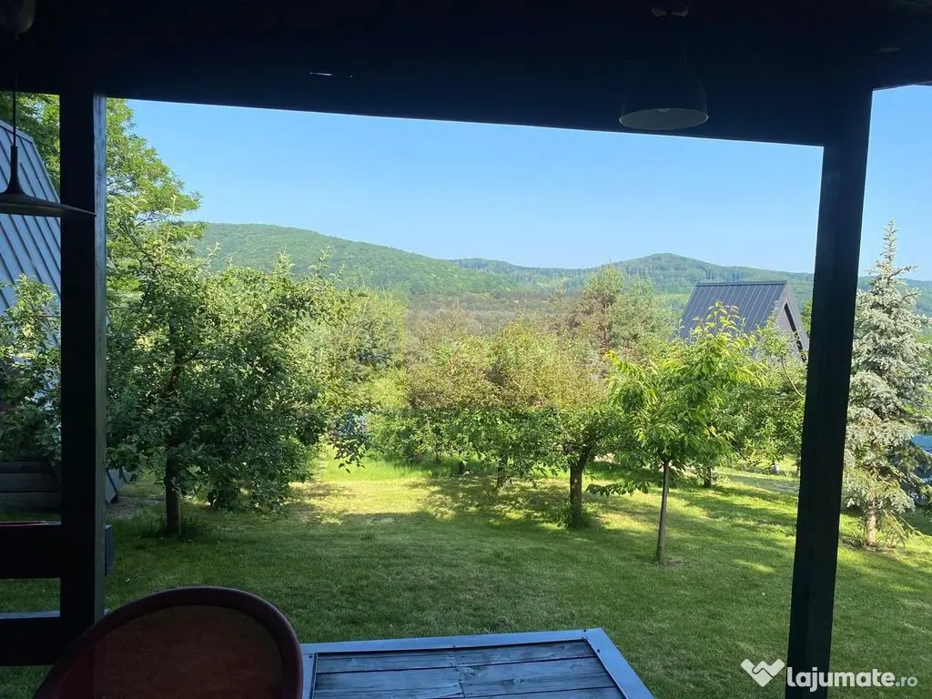 Cabane A frame + Teren 6000 mp | Proprietate deosebita, NOU