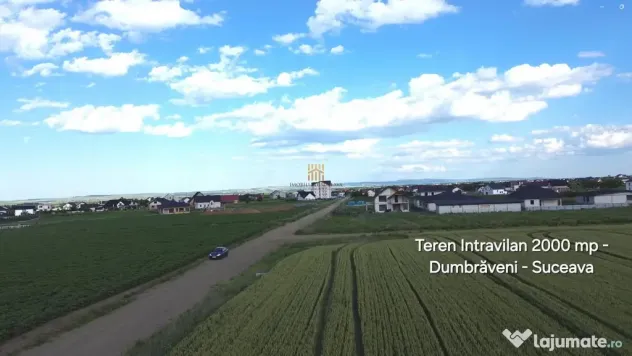 Teren Intravilan 2000 mp Dumbraveni Suceava