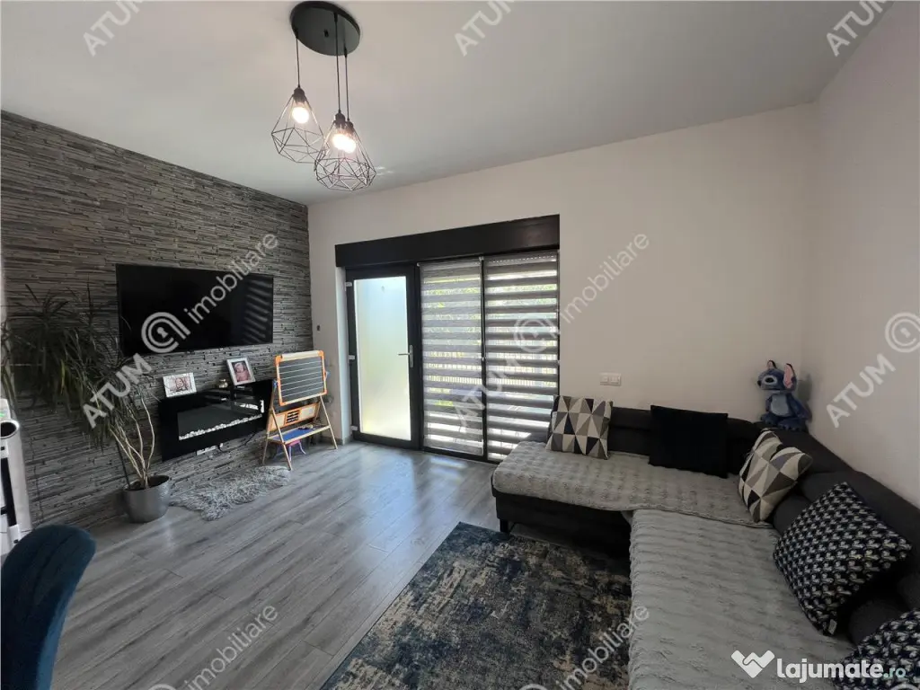 Apartament cu 3 camere si gradina proprie de 85 mp zona Bran