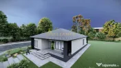 Casa parter moderna | 95 mp utili | 356 mp teren | Incalzire 