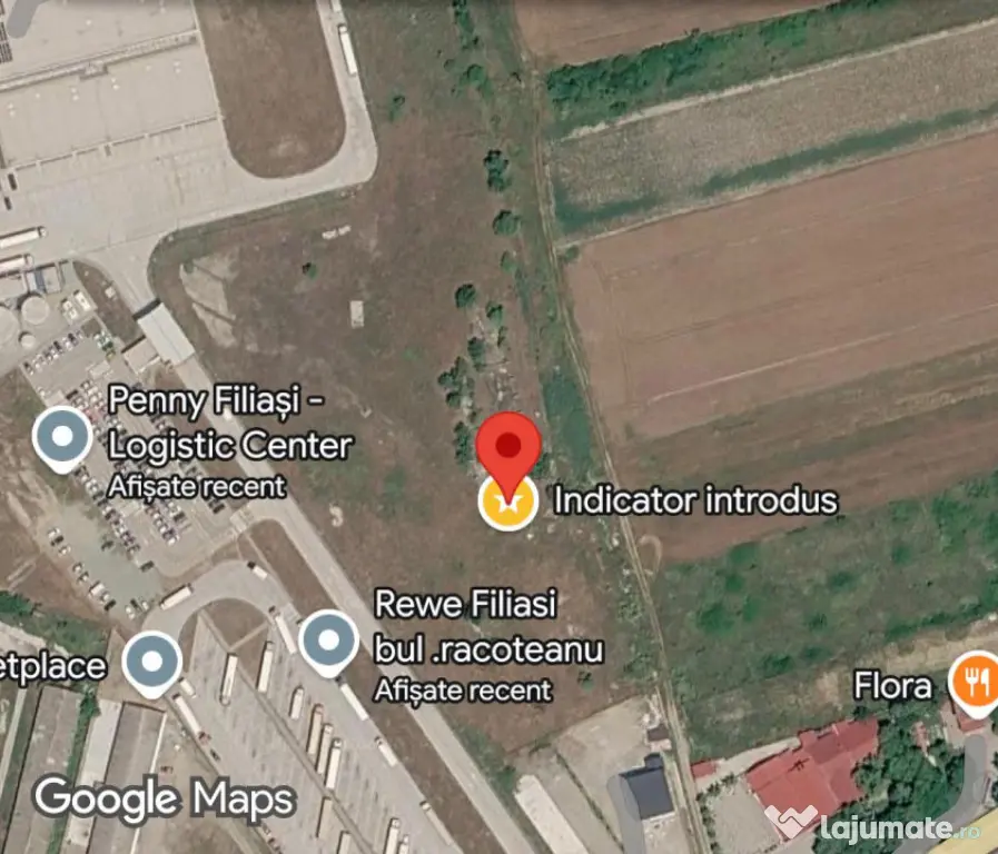 Teren de 5000mp intravilant la iesirea din Filiasi ,la inter