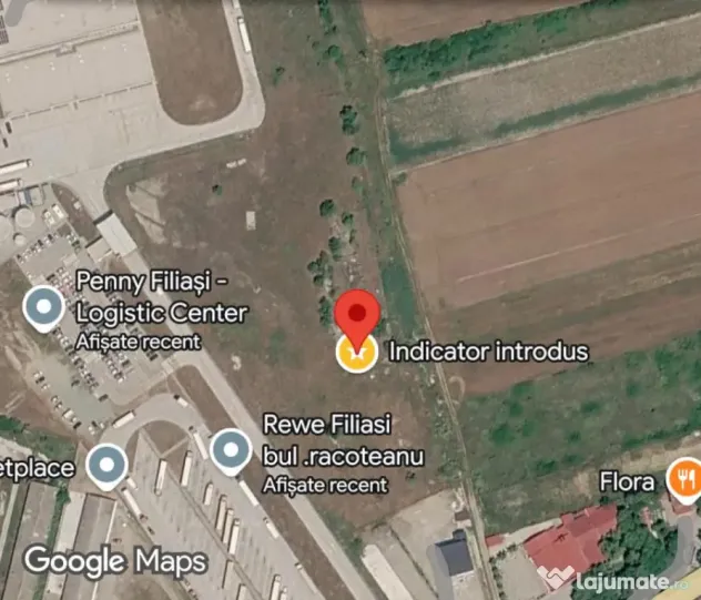 Teren de 5000mp intravilant la iesirea din Filiasi ,la inter