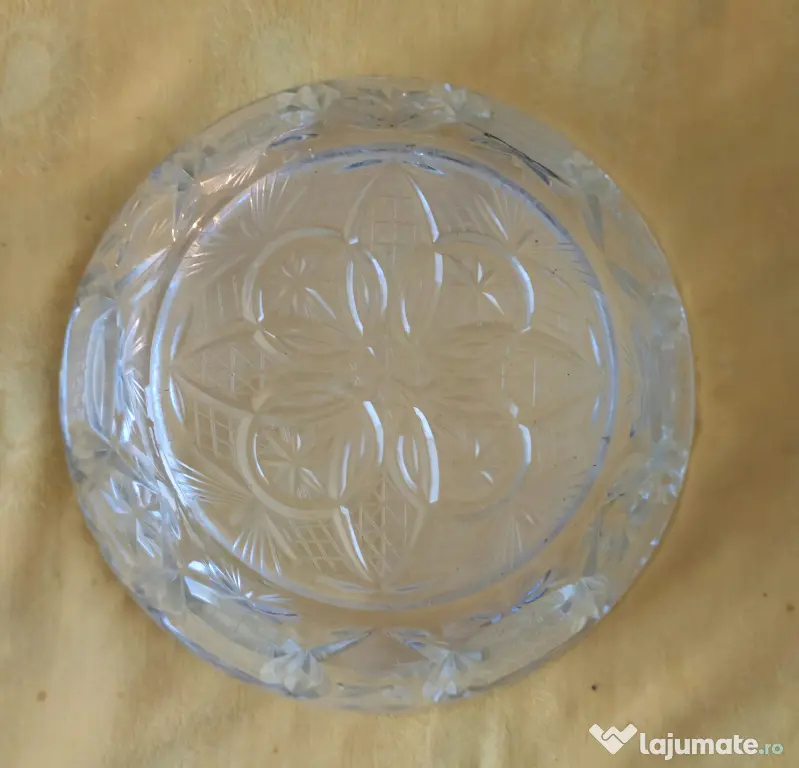 Bol fructiera, cristal Bohemia