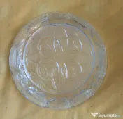 Bol fructiera, cristal Bohemia 