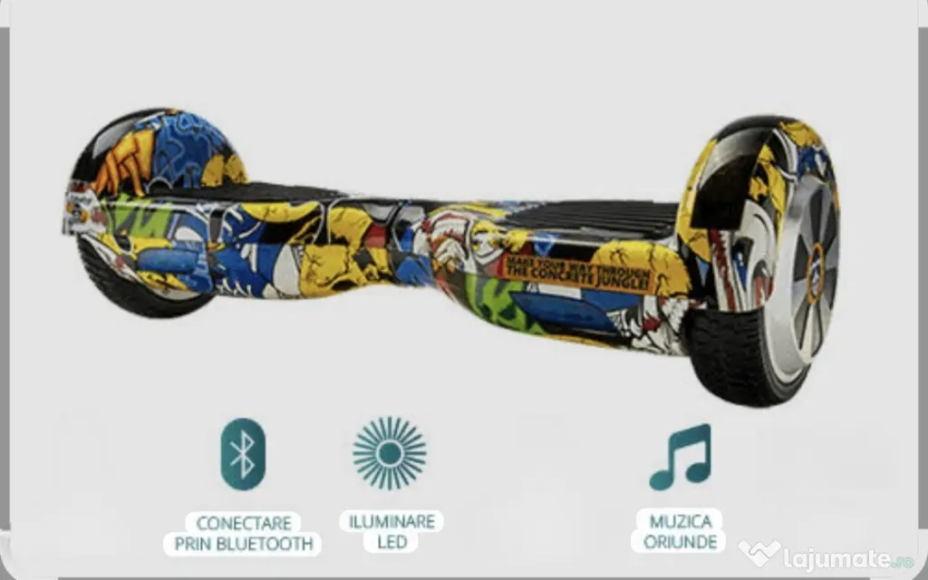 Hoverboard împreună cu scaun