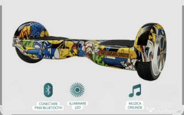 Hoverboard împreună cu scaun