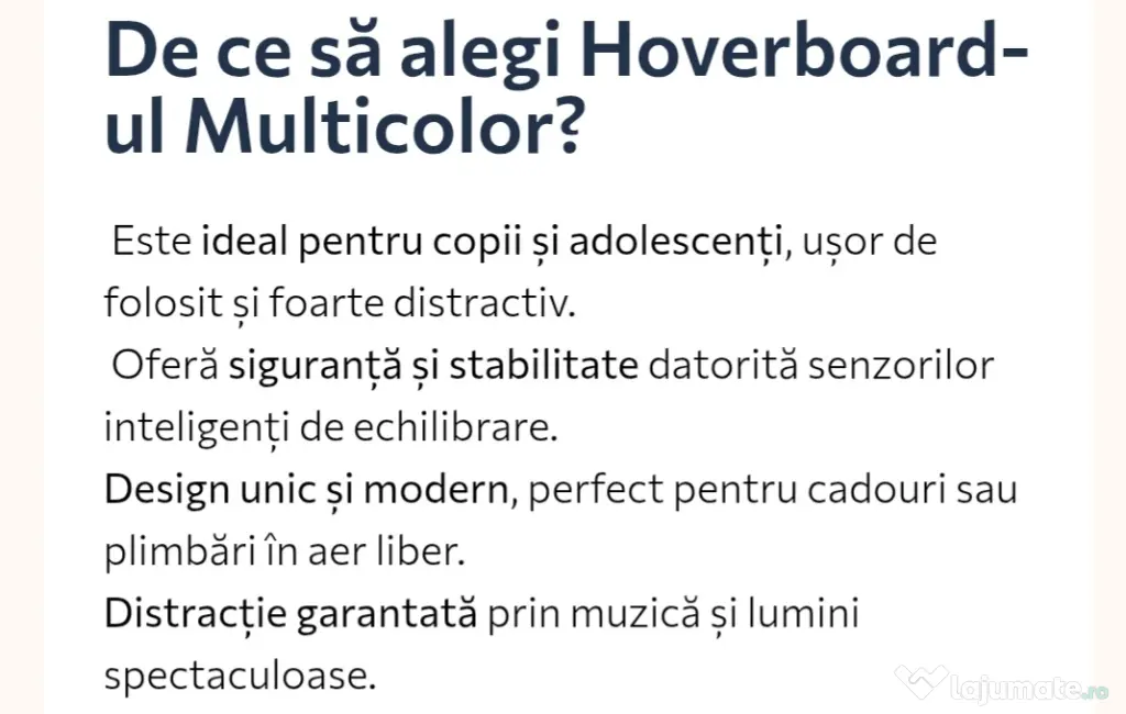Hoverboard împreună cu scaun
