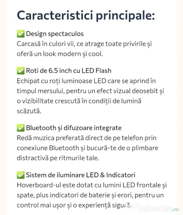 Hoverboard împreună cu scaun