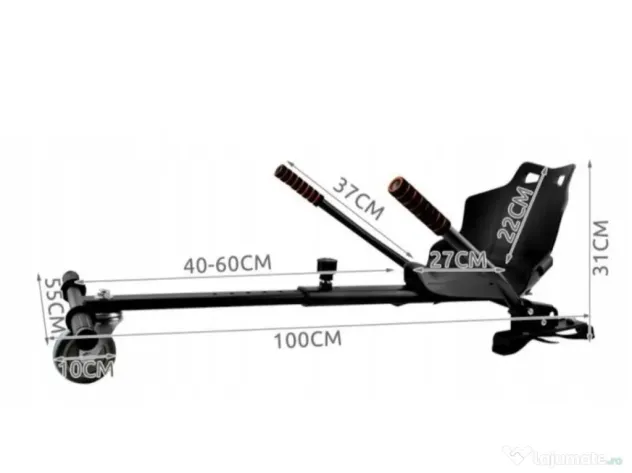 Hoverboard împreună cu scaun