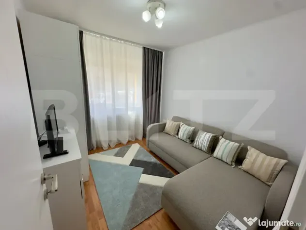 Apartament modern, 2 camere 47 mp, semidecomandat, parter- C