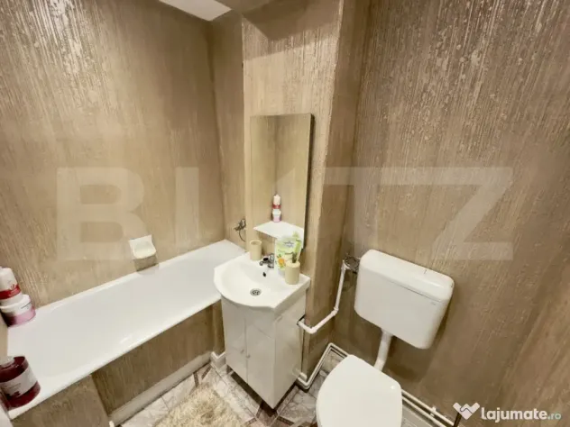 Apartament modern, 2 camere 47 mp, semidecomandat, parter- C