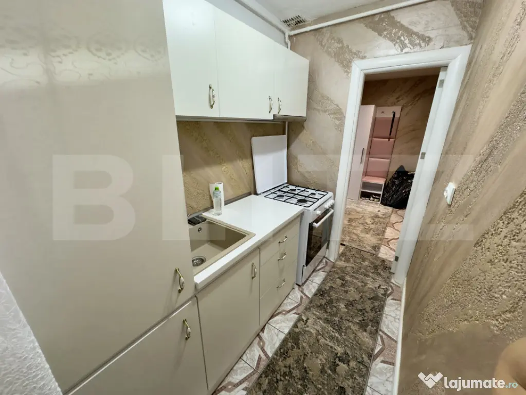 Apartament modern, 2 camere 47 mp, semidecomandat, parter- C