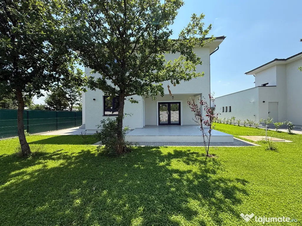 Casă nouă de vânzare în Crevedia – 150 mp utili, curte 550 mp
