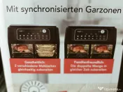 Friteuză cu aer cald Maxxmee, cameră dublă, 11 litri