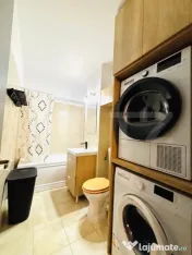 Apartament 2 camere, mobilat modern, cu terasă și parcare 