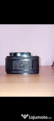 Aparat foto vintage Smena 2, anii 1950, URSS, cu husă și instrucțiuni originale 