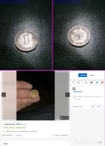 Moneda rara 1 pfennig 1985 j