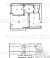 Apartament 2 camere | Up-Site Floreasca | Etaj 20 | Vedere H 