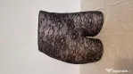 Manechin Șezut Original Victoria's Secret - Black Floral Fishnet