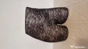 Manechin Șezut Original Victoria's Secret - Black Floral Fishnet 