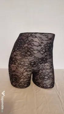 Manechin Șezut Original Victoria's Secret - Black Floral Fishnet