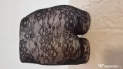 Manechin Șezut Original Victoria's Secret - Black Floral Fishnet 
