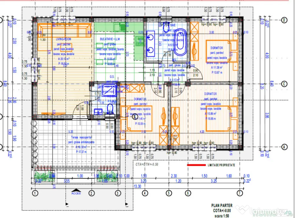 Casa parter, 85 mp utili, 402 mp teren, zona Isalnita - Isalnita (Dolj)