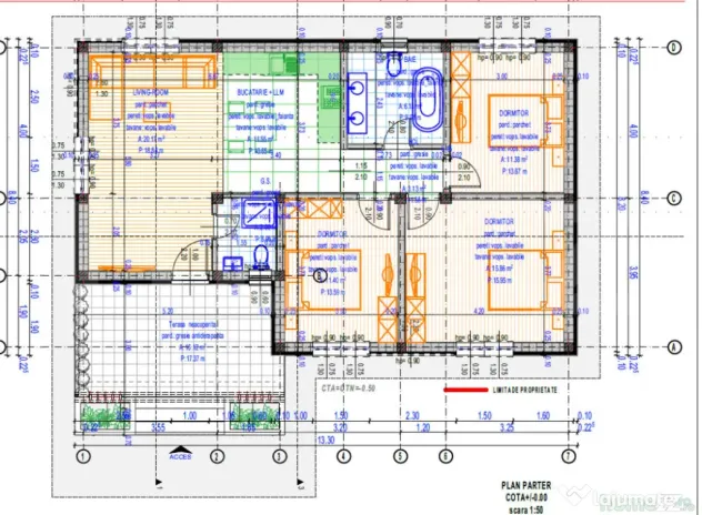 Casa parter, 85 mp utili, 402 mp teren, zona Isalnita - Isalnita (Dolj)