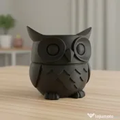 Ghiveci Decorativ Tip Bufniță pentru Plante Mici, Imprimare 3D 