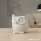 Ghiveci Decorativ Tip Bufniță pentru Plante Mici, Imprimare 3D 