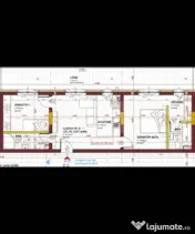 Apartament 3 camere, 2 bai, terasa 27mp, 58mp, garaj, Tva in 