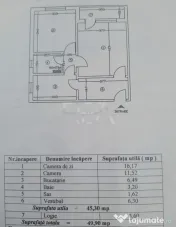 2 camere, 4/10, anvelopat-Drumul Taberei 