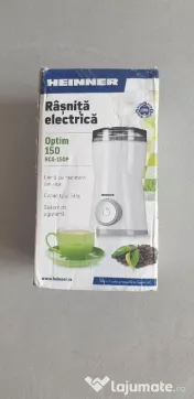 Rasnita de cafea Heinner HCG-150P, 150W, 50 g, Alb 