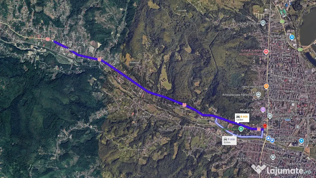 VLADESTI - TEREN 1019 MP, DESCHIDERE LA DN