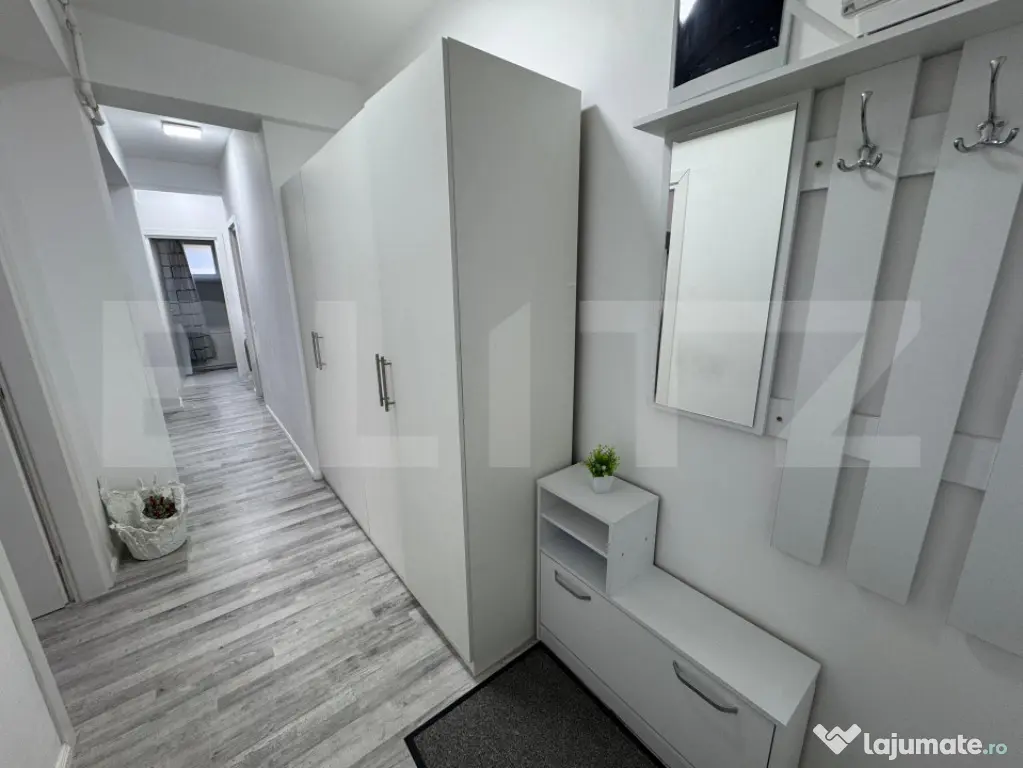 Apartament de inchiriat, 3 camere, 67 mp, loc de parcare, Ha